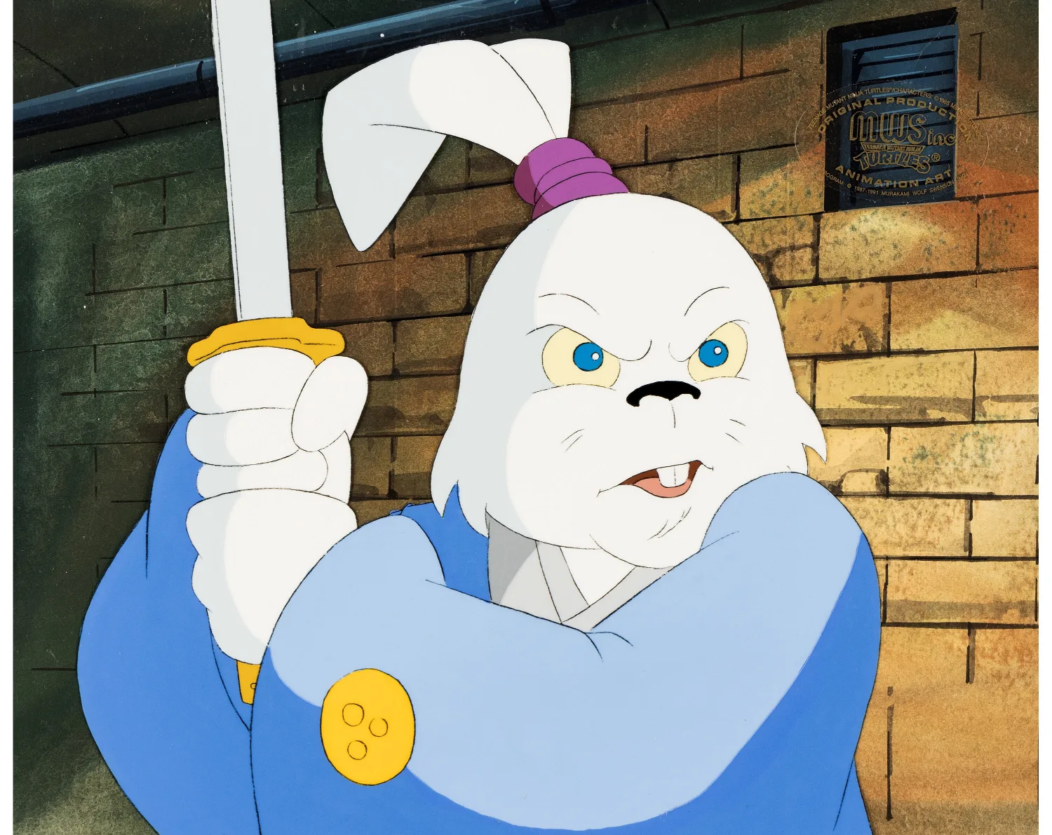 Miyamoto Usagi Production Cel and Master Production Background