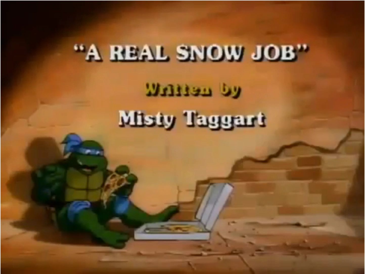 A Real Snow Job title card