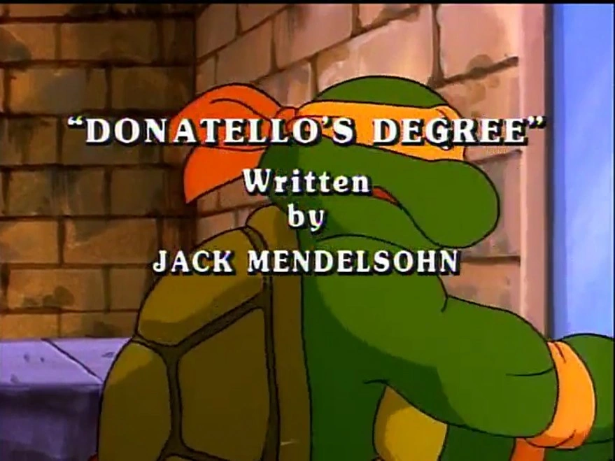 Donatello's Degree title card
