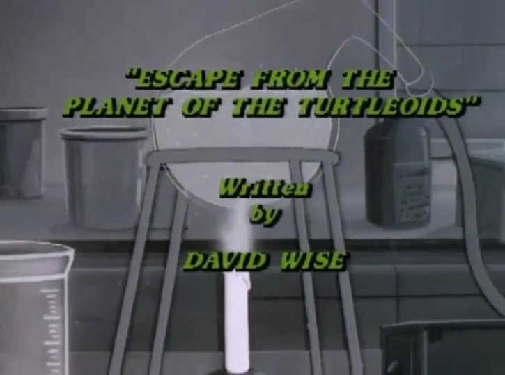 Escape from the Planet of the Turtleoids title card