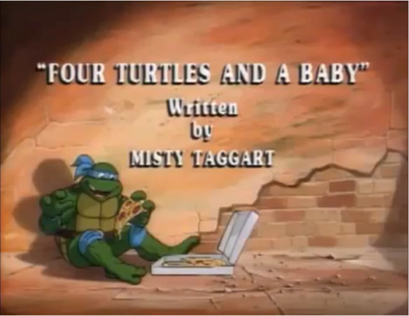 Four Turtles and a Baby title card