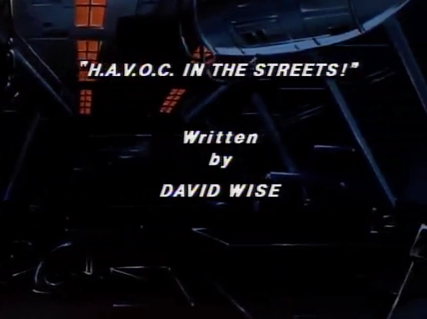H.A.V.O.C. in the Streets! title card