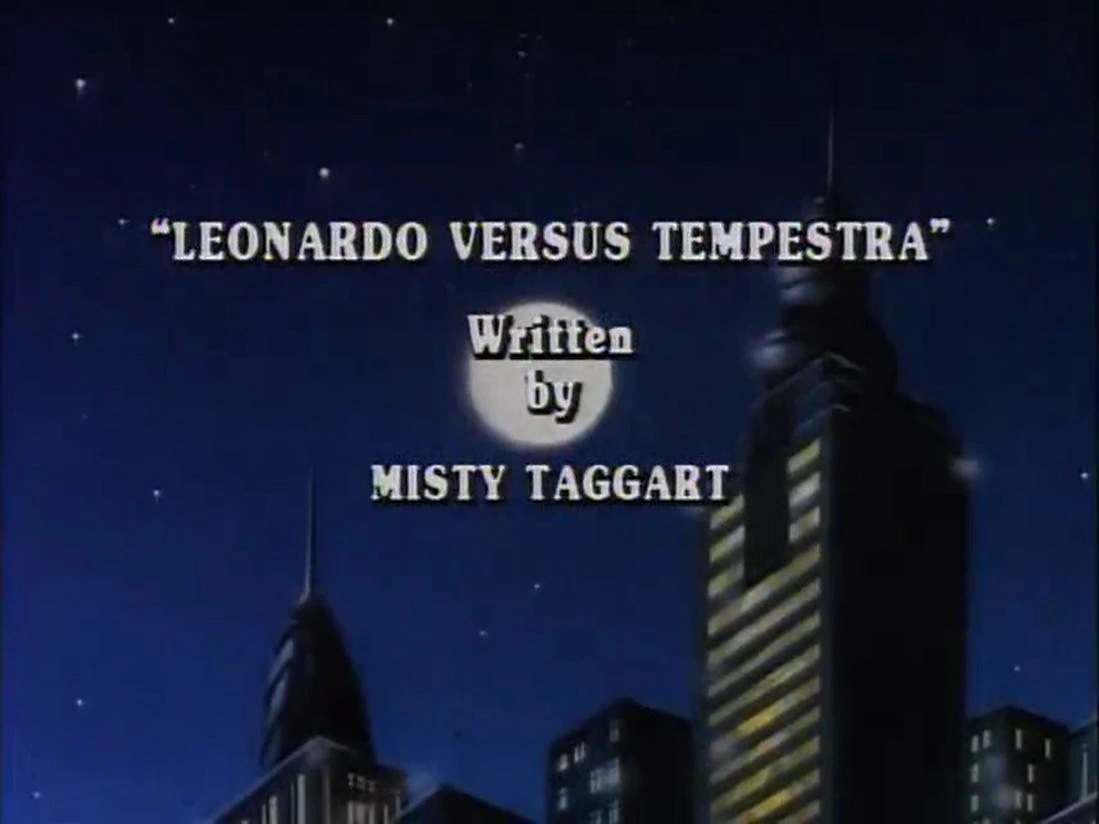 Leonardo Versus Tempestra title card