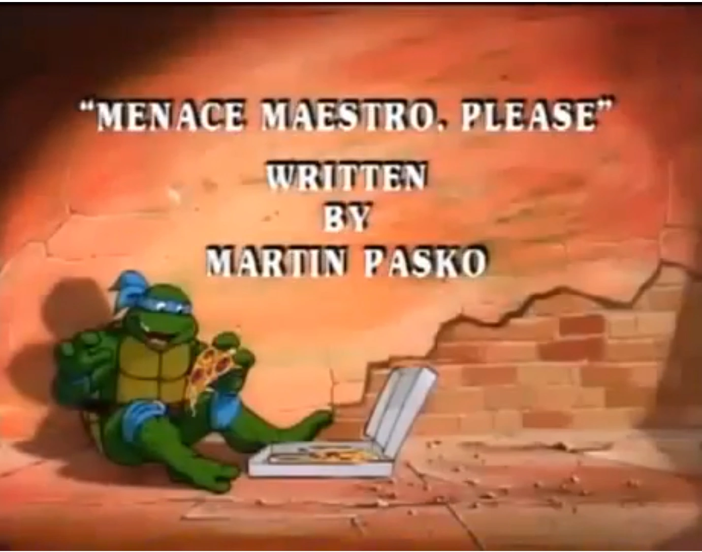Menace Maestro, Please title card
