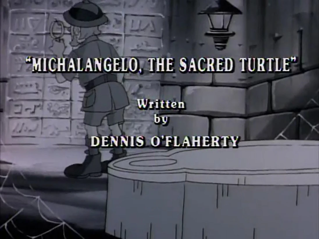 Michaelangelo, the Sacred Turtle title card
