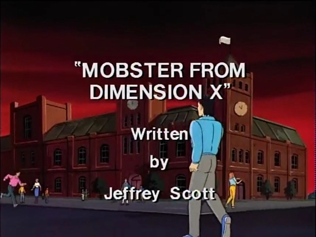 Mobster from Dimension X title card