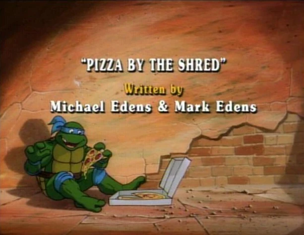Pizza by the Shred title card