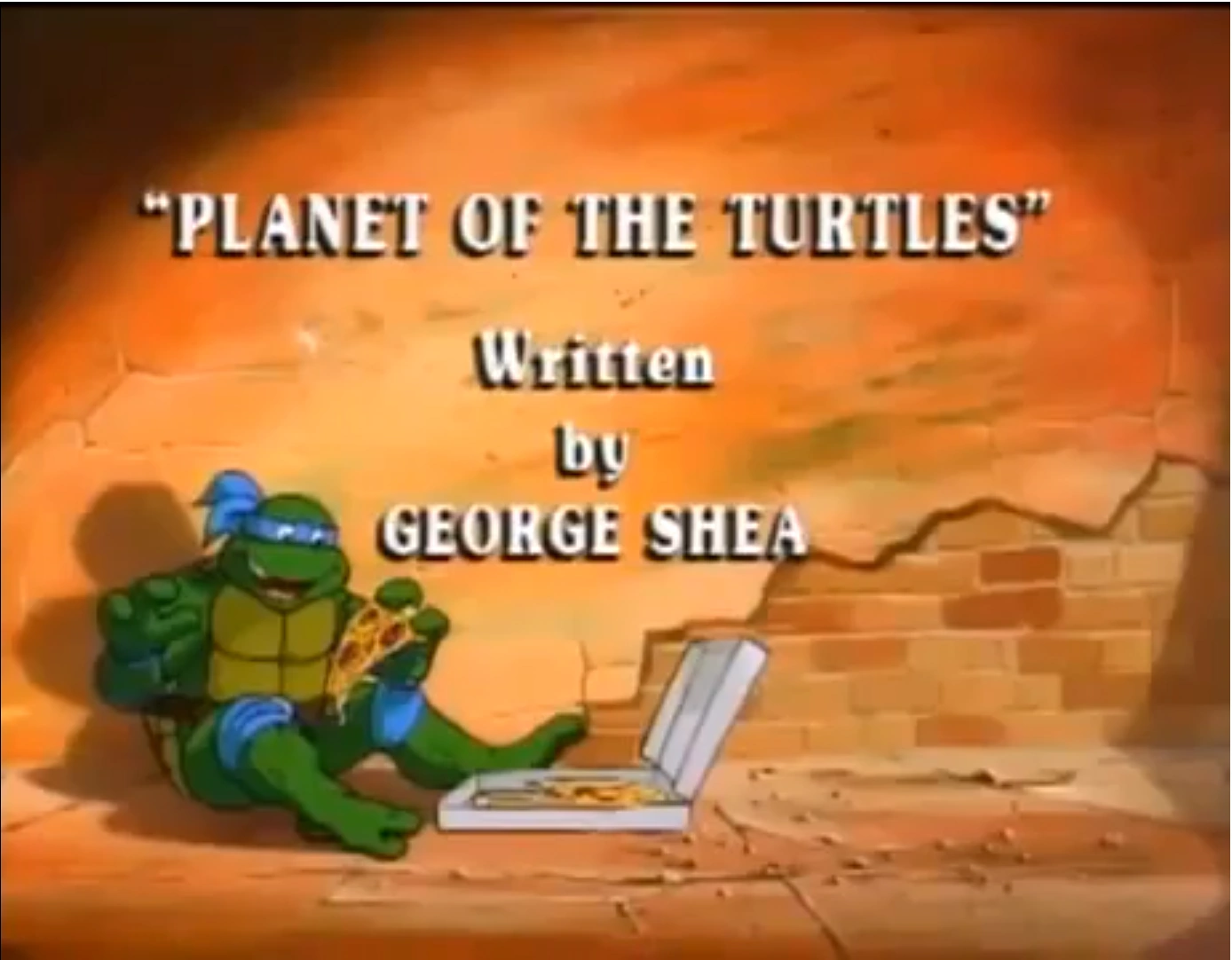 Planet of the Turtles title card