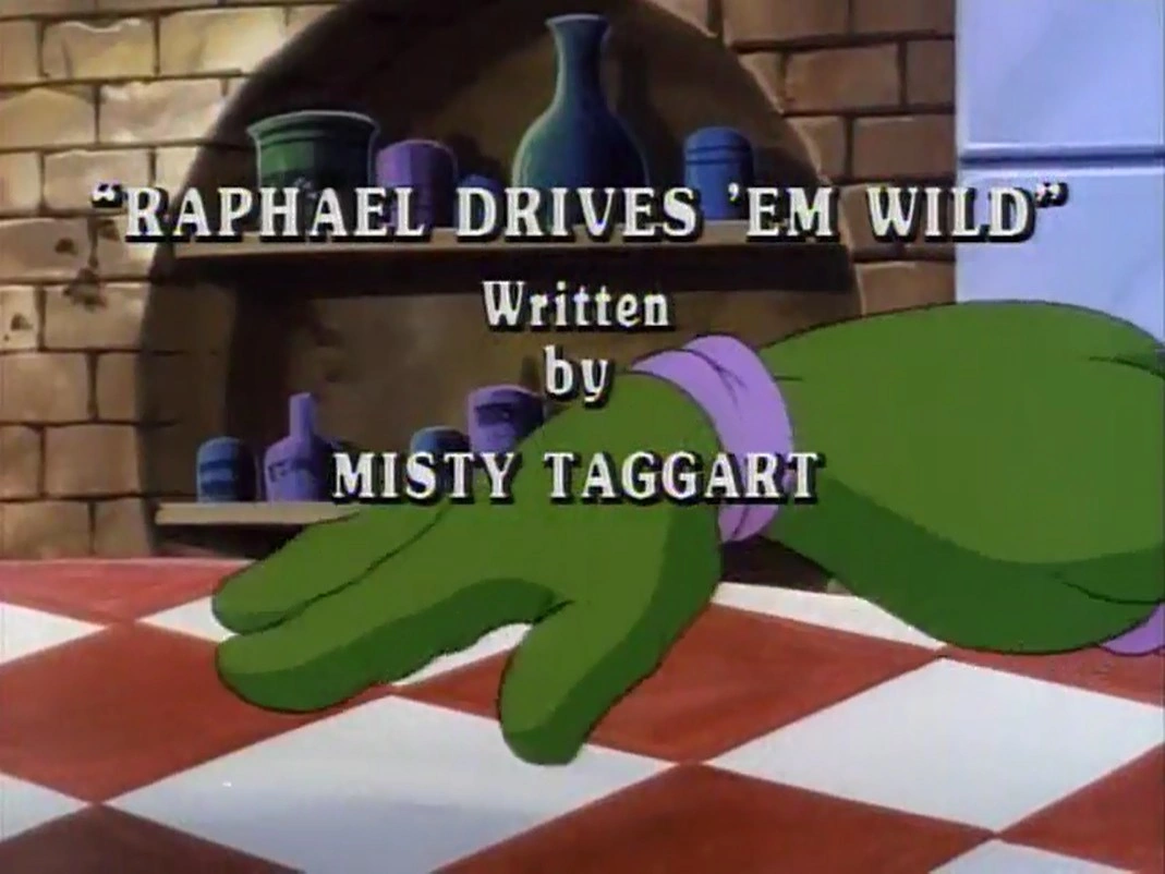 Raphael Drives 'em Wild title card