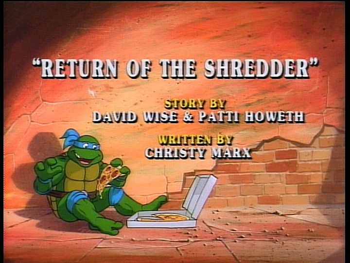 Return of the Shredder title card