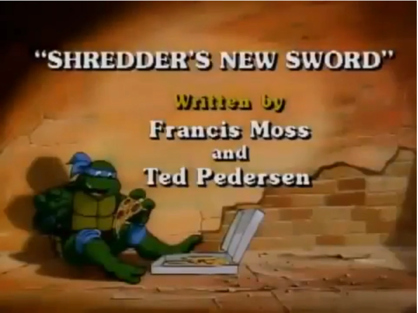 Shredder's New Sword title card