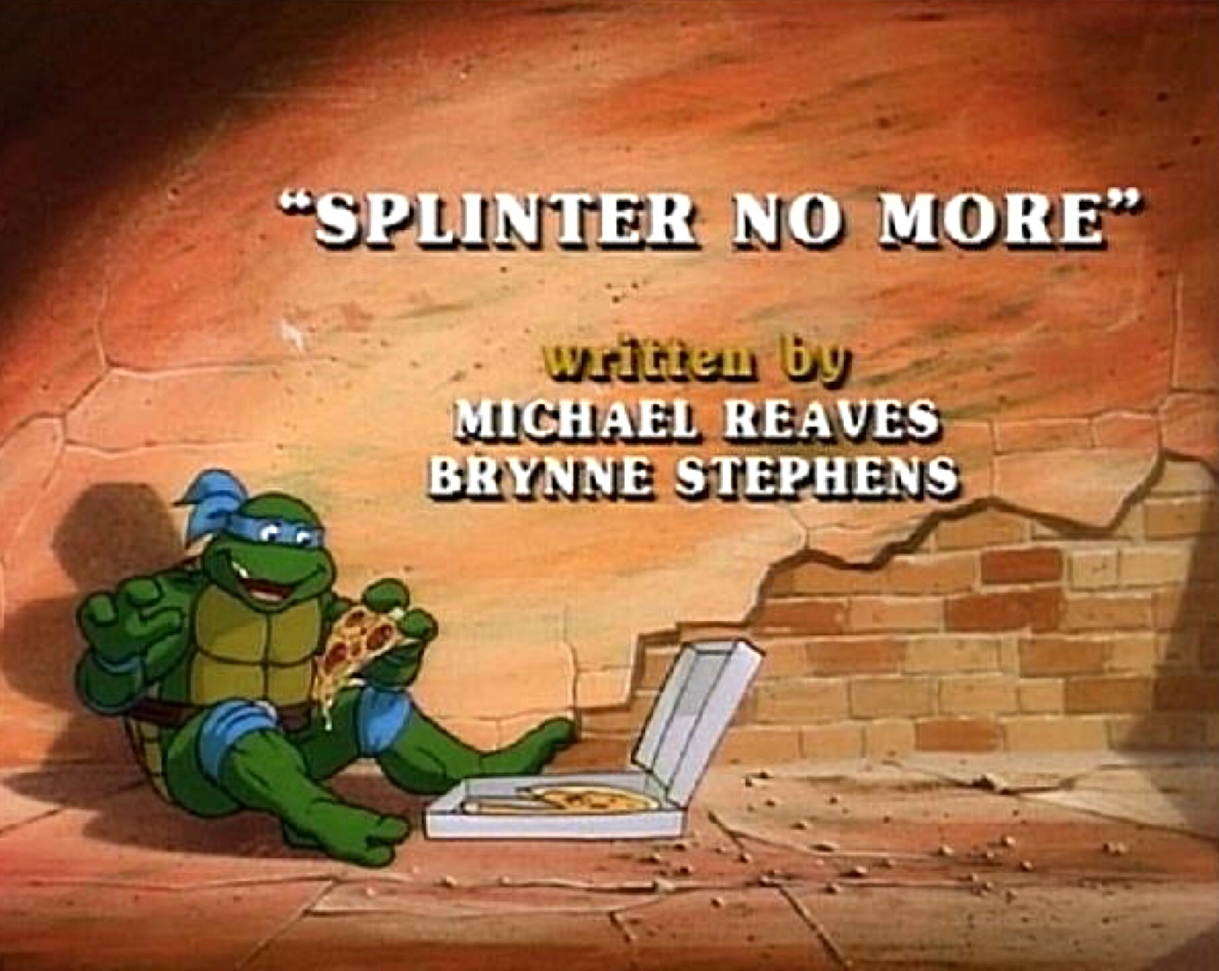 Splinter No More title card