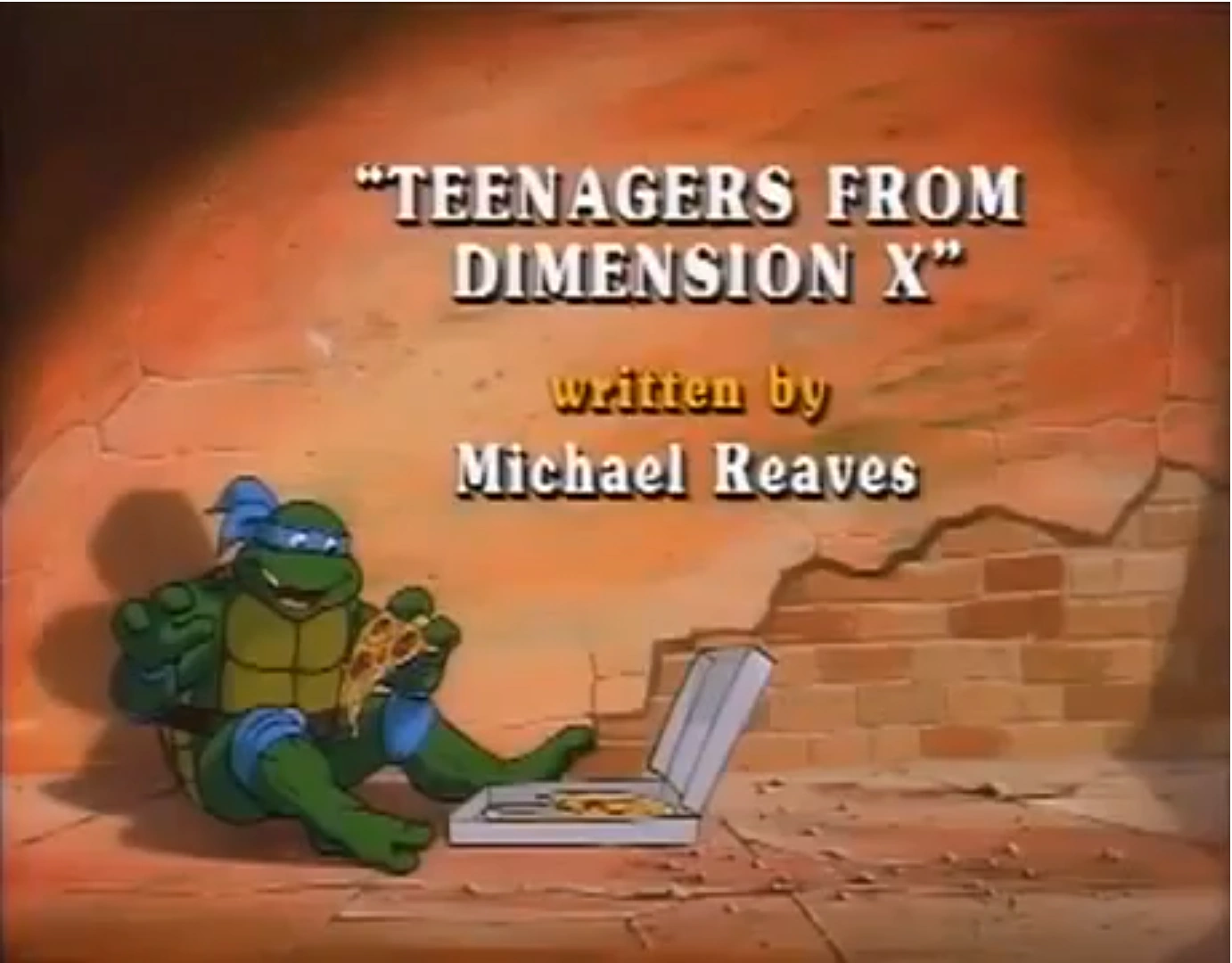 Teenagers from Dimension X title card