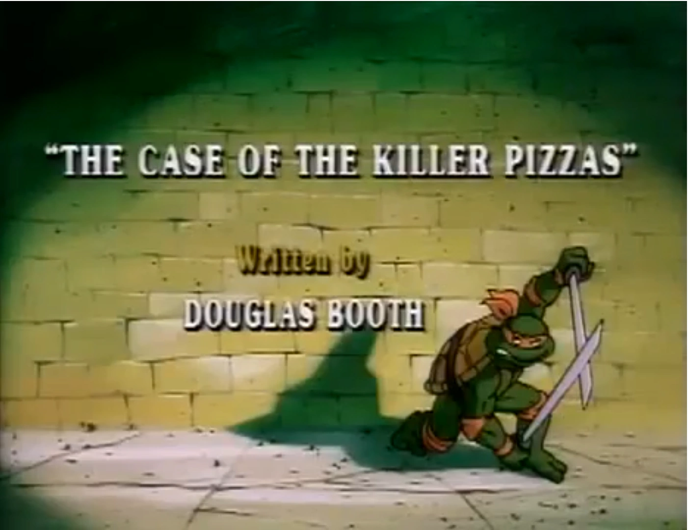 The Case of the Killer Pizzas title card