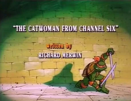 The Catwoman from Channel Six title card