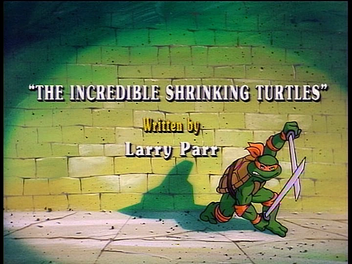 The Incredible Shrinking Turtles title card