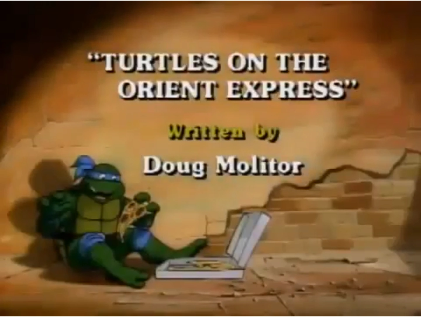 Turtles on the Orient Express title card