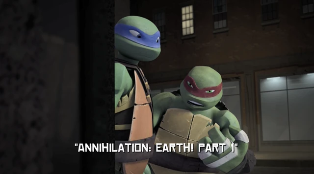 Annihilation: Earth! title card