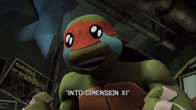 Into Dimension X! title card