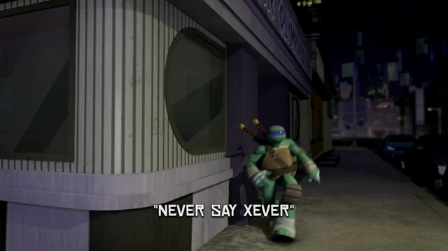 Never Say Xever title card