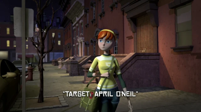Target: April O'Neil title card
