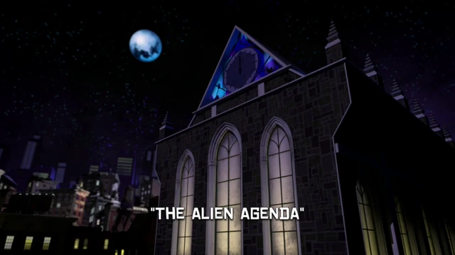 The Alien Agenda title card
