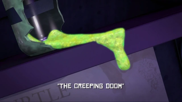 The Creeping Doom title card