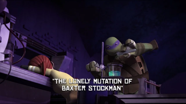 The Lonely Mutation of Baxter Stockman title card