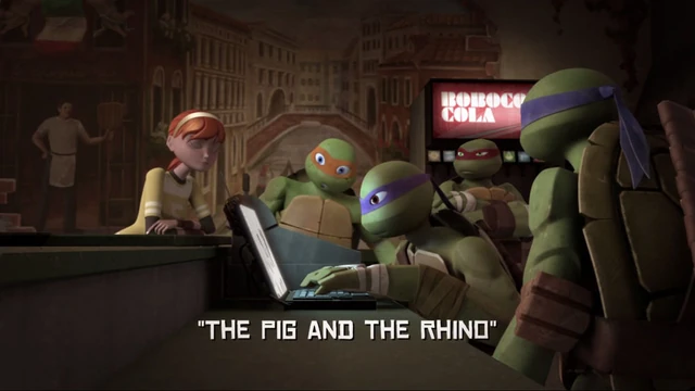 The Pig and the Rhino title card