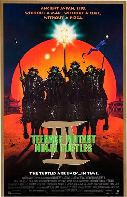 Teenage Mutant Ninja Turtles III (1993) theatrical poster