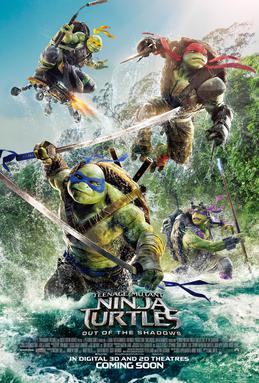 Teenage Mutant Ninja Turtles: Out of the Shadows (2016) theatrical poster
