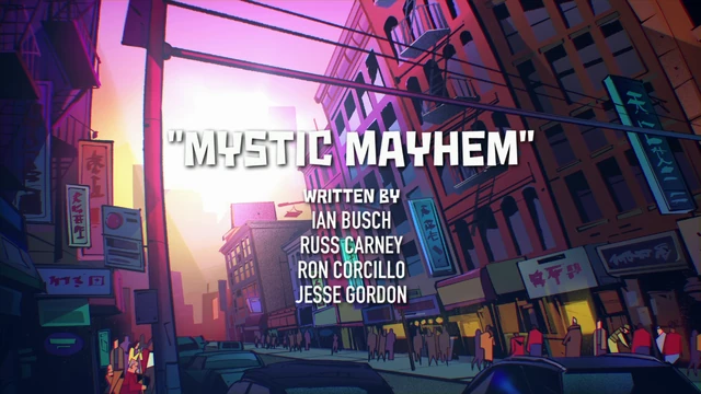Mystic Mayhem title card