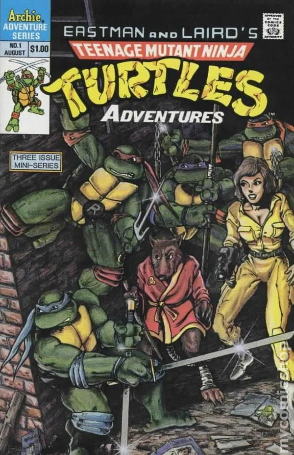 Teenage Mutant Ninja Turtles Adventures cover