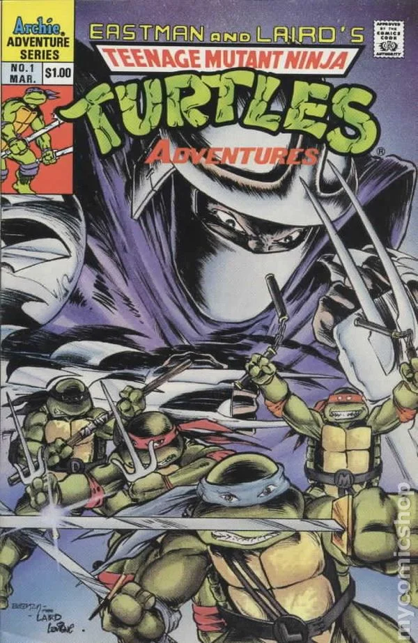 Teenage Mutant Ninja Turtles Adventures cover