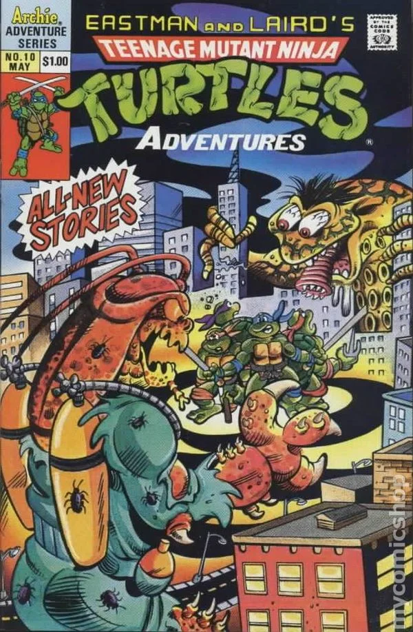 Cover for Teenage Mutant Ninja Turtles Adventures #10