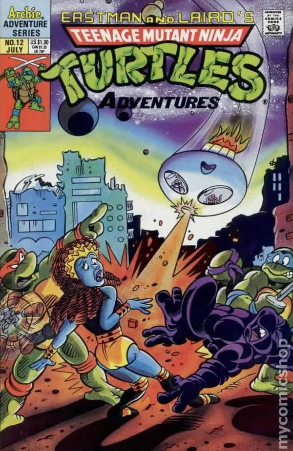 Cover for Teenage Mutant Ninja Turtles Adventures #12