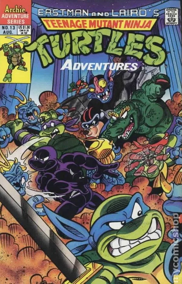 Cover for Teenage Mutant Ninja Turtles Adventures #13