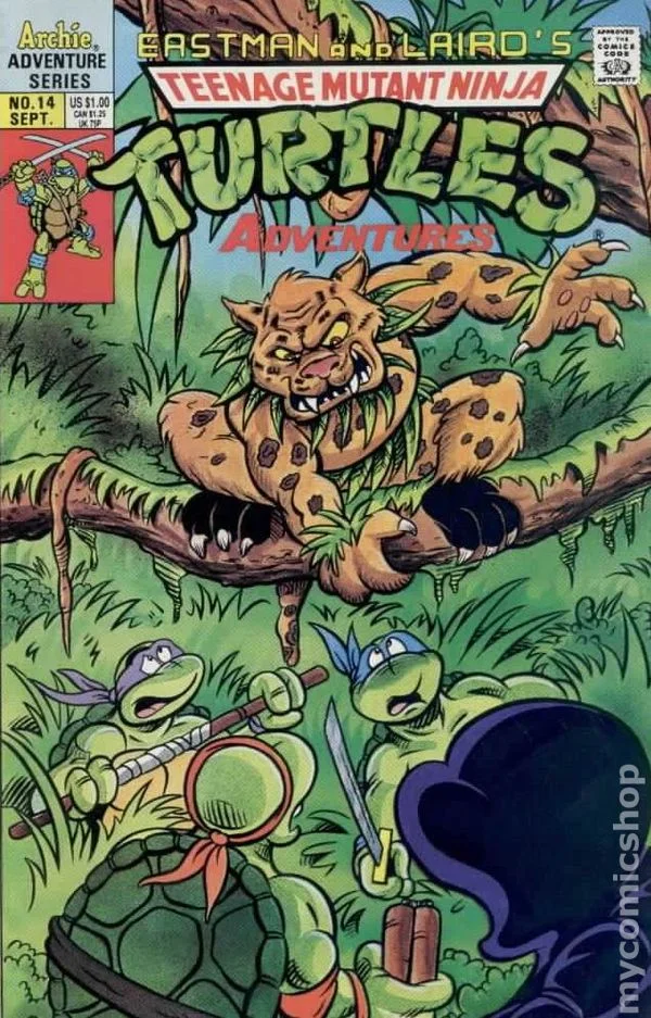 Cover for Teenage Mutant Ninja Turtles Adventures #14