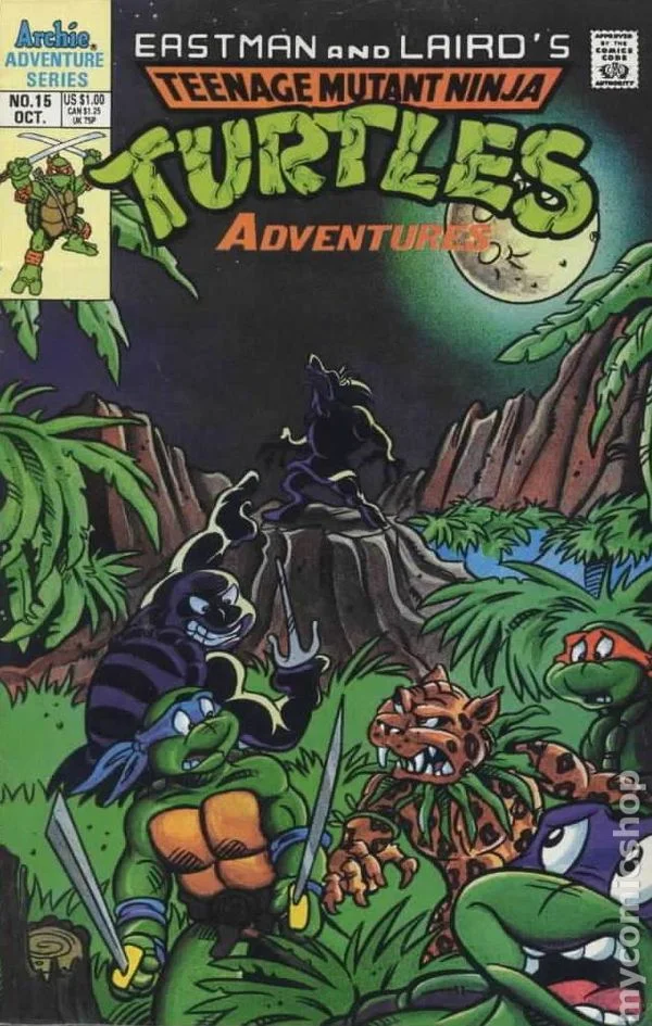Cover for Teenage Mutant Ninja Turtles Adventures #15