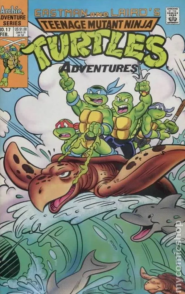 Cover for Teenage Mutant Ninja Turtles Adventures #17