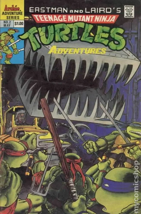 Cover for Teenage Mutant Ninja Turtles Adventures #2