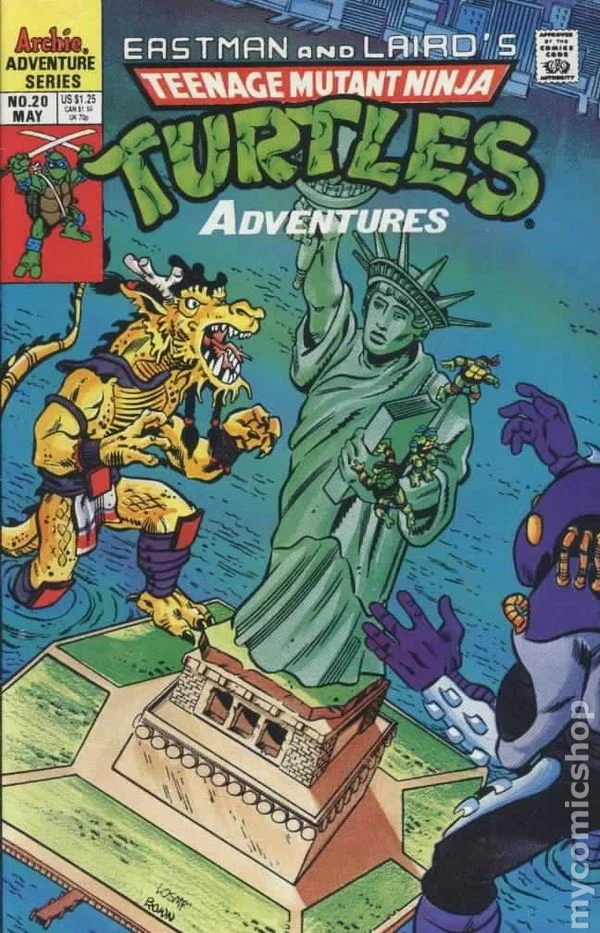 Cover for Teenage Mutant Ninja Turtles Adventures #20