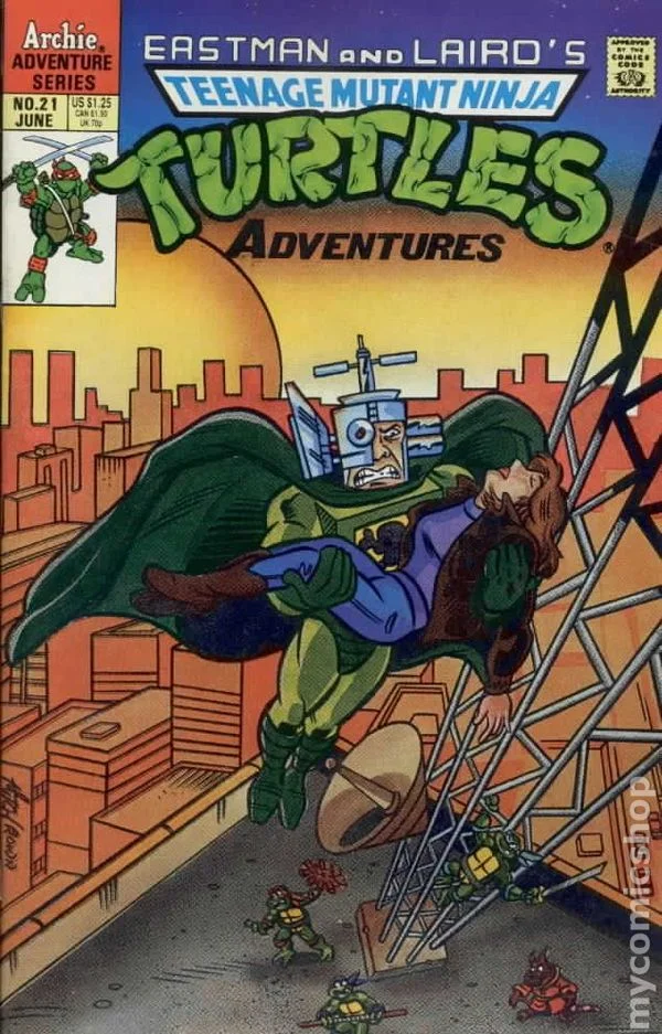 Cover for Teenage Mutant Ninja Turtles Adventures #21