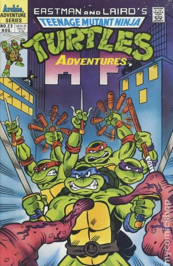 Cover for Teenage Mutant Ninja Turtles Adventures #23