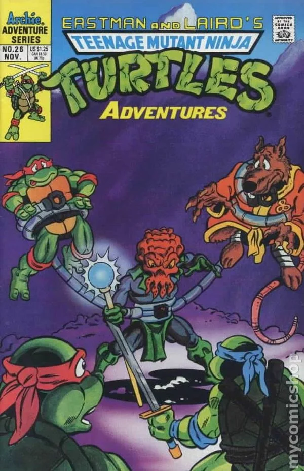 Cover for Teenage Mutant Ninja Turtles Adventures #26