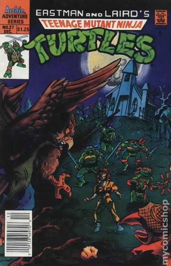 Cover for Teenage Mutant Ninja Turtles Adventures #27