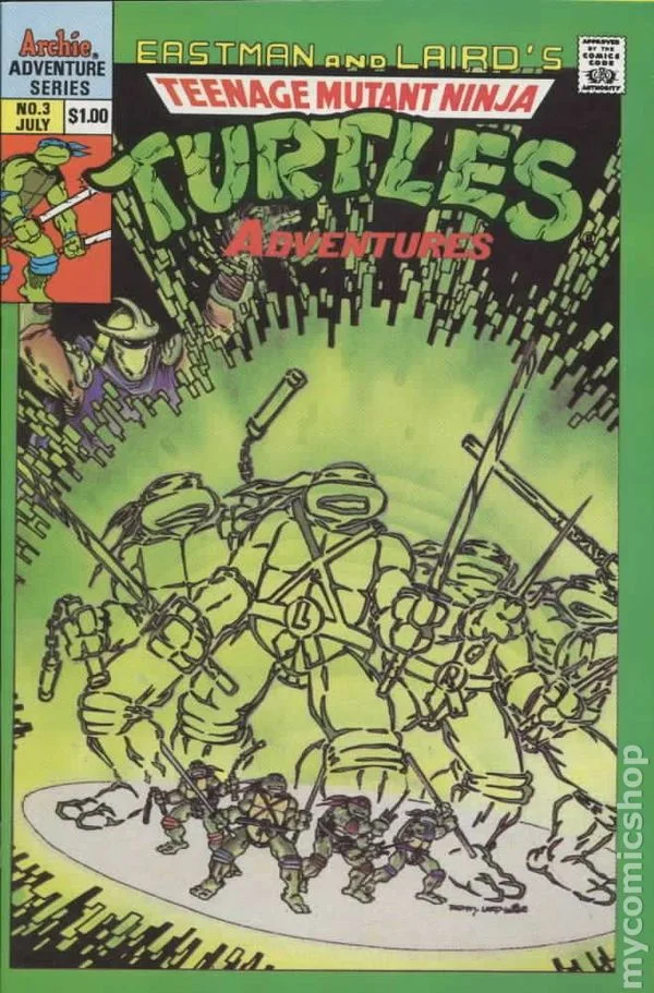 Cover for Teenage Mutant Ninja Turtles Adventures #3