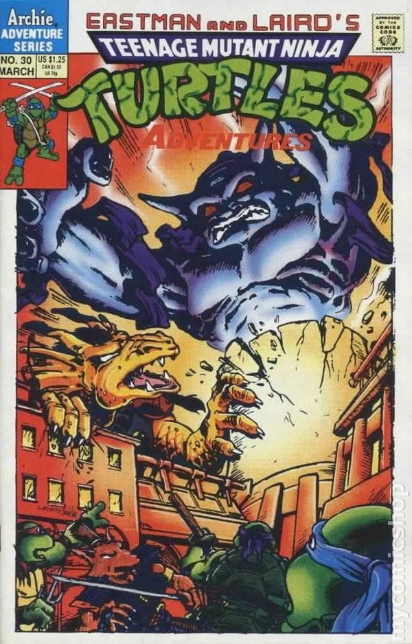 Cover for Teenage Mutant Ninja Turtles Adventures #30