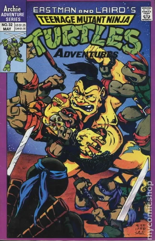 Cover for Teenage Mutant Ninja Turtles Adventures #32
