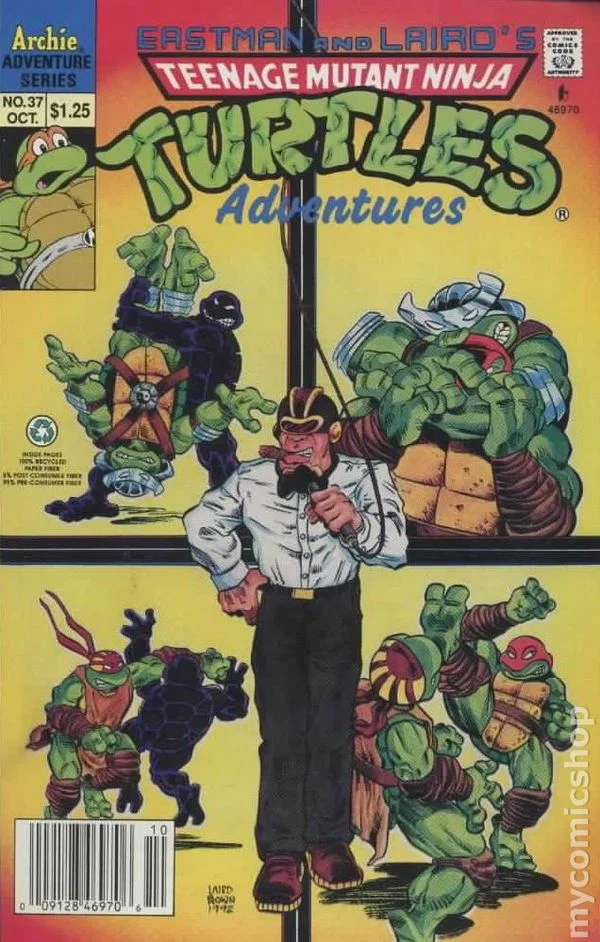 Cover for Teenage Mutant Ninja Turtles Adventures #37